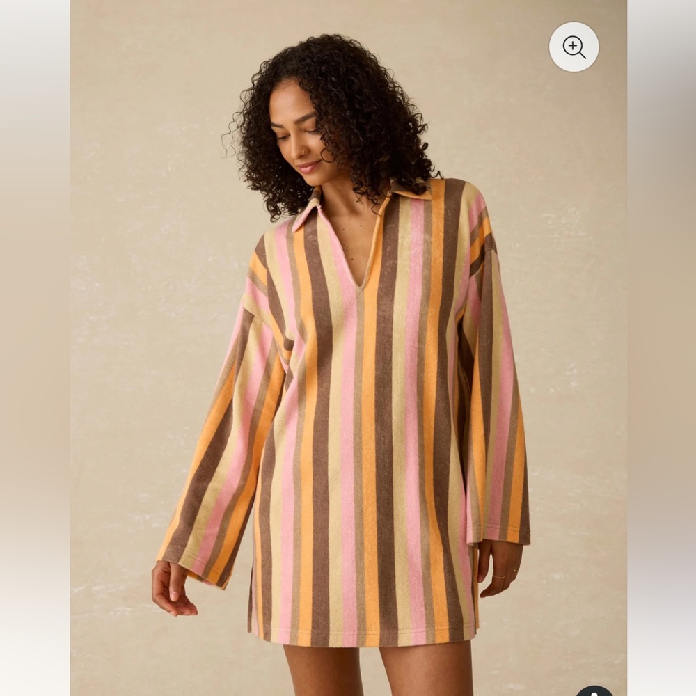 Faherty Cabana Towel Terry Dress